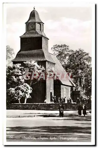 Cartes postales Stockholm Skansen Seglora kyrka Vastergotland