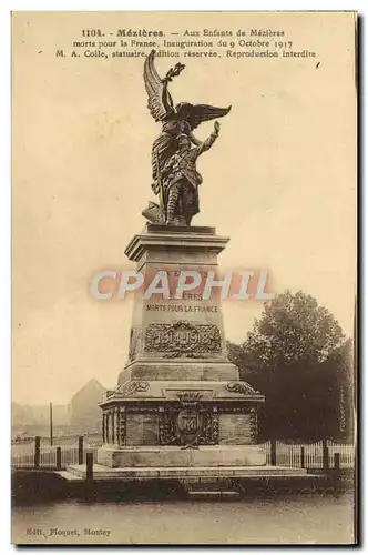 Cartes postales Mezieres aux Enfants De Mezieres Morts Pour La France Militaria