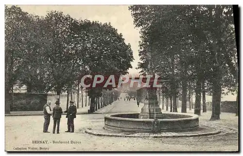 Cartes postales Bernay Boulevard Dubus