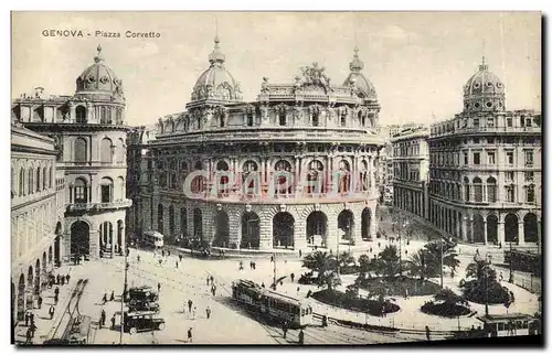 Cartes postales Genova Plazza Corvetto Tramway