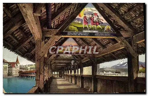 Cartes postales Luzern Kapellbrucke