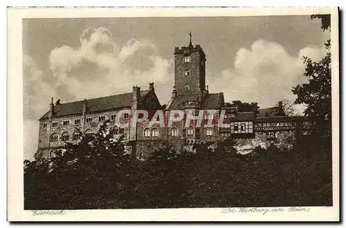 Cartes postales Eisenach Die Wartburg von Osten