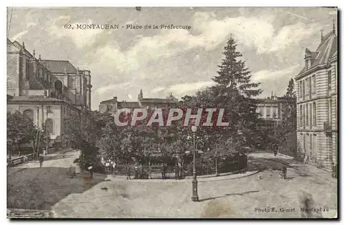 Cartes postales Montauban Place De La Prefecture