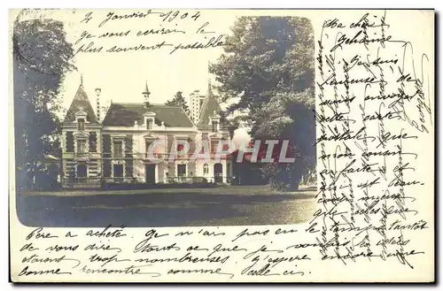 CARTE PHOTO Chateau dans la Sarthe Le Mans