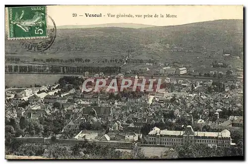 Cartes postales Vesoul Vue Generale vue prise de la Motte