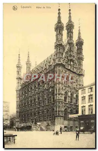 Cartes postales Louvain Hotel de Ville