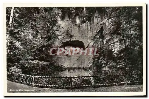 Cartes postales Luzern Lowendenkmal