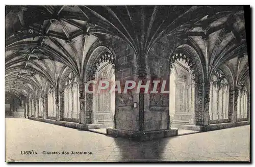 Cartes postales Lisboa Claustro des Jeronimos