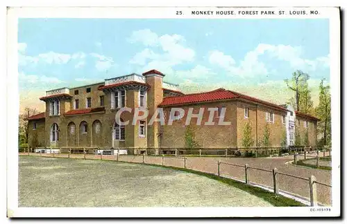 Cartes postales Monkey House Forest Park St Louis Mo