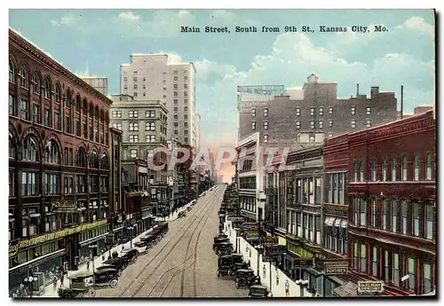 Cartes postales Main Street South From St Kansas City Mo