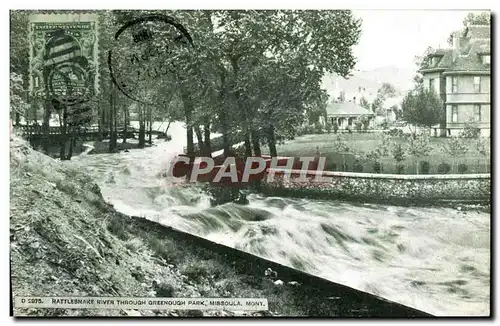 Cartes postales Rattlesnake River On rampage Missoula Montana