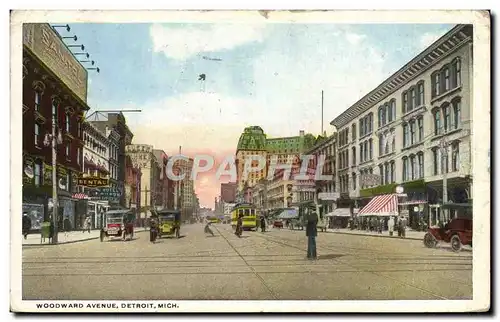 Cartes postales Woodward Avenue Detroit Mich