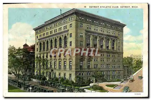 Cartes postales Detroit Athletic Club Detroit Mich