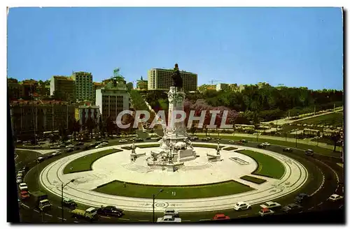 Cartes postales moderne Portugal Lisboa Praca Marques de Pombal