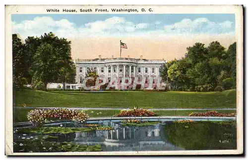 Cartes postales White House South Front Washington D C