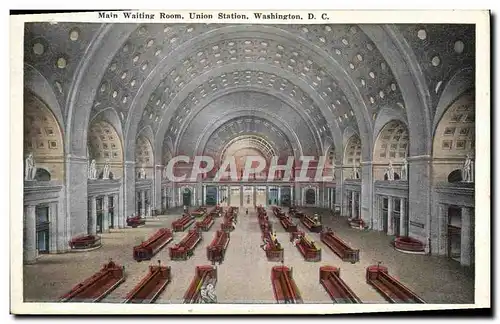 Cartes postales Main Waiting Room Union Station Washington D C