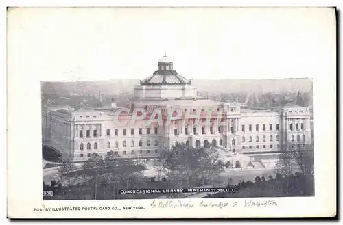 Cartes postales Congressional Libray Washington D C Bibliotheque