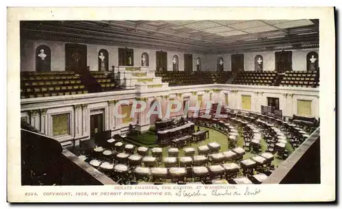 Cartes postales Senate Chambre The Capitol At Washington