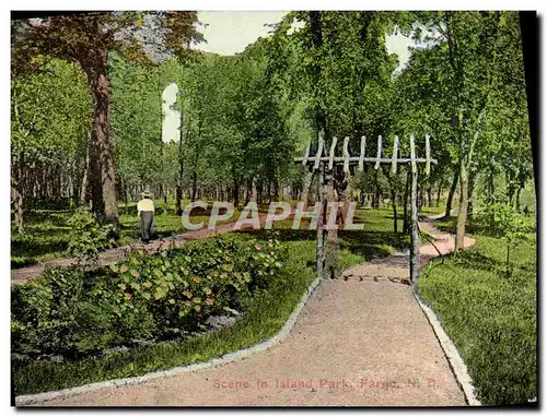 Cartes postales Scene In Island Park Fargo N D