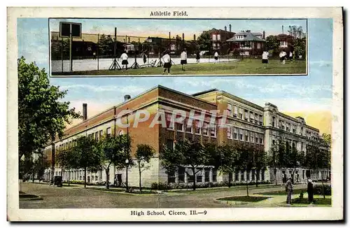 Cartes postales Athletic Field High School Cicero