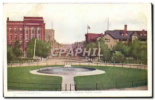 Cartes postales Central Avenue Great Falls