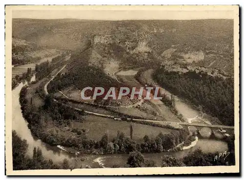 Cartes postales Le Tarn et Garonne Illuster St Antonin Noble Val Les contours de l&#39Aveyron au rocher de Rone