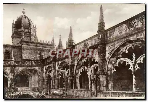 Cartes postales Lisboa Jeronimos Torre E Claustros