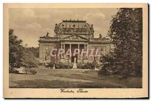 Cartes postales Wiesbaden Theater