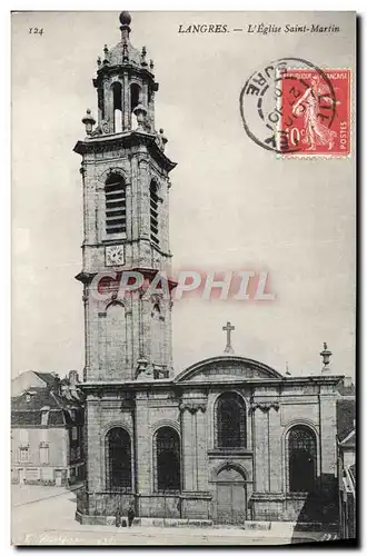 Cartes postales Langres L&#39Eglise Saint Martin