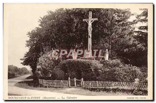 Cartes postales Bourgneuf la Foret Le Calvaire