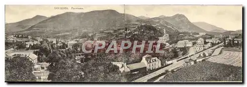 Cartes postales CARTE TRIPLE Lourdes Panorama