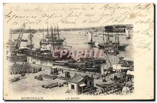 Cartes postales Bordeaux La Rade Bateaux