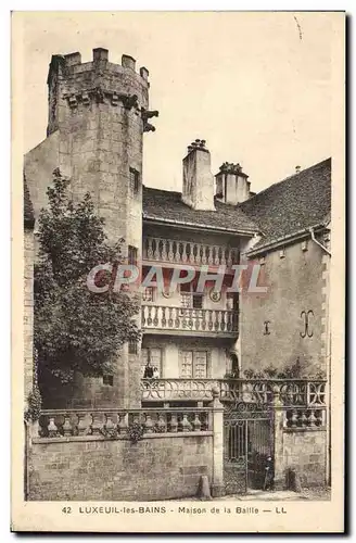 Cartes postales Luxeuil Les Bains Maison De La Baille