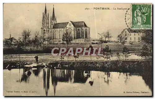 Cartes postales Pontmain La Basilique