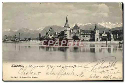 Cartes postales Luzern Internationales Kriegs Und Friedens Museum