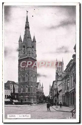 Cartes postales Gand Le Beffroi