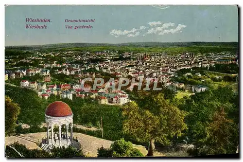 Cartes postales Wiesbade Vue generale