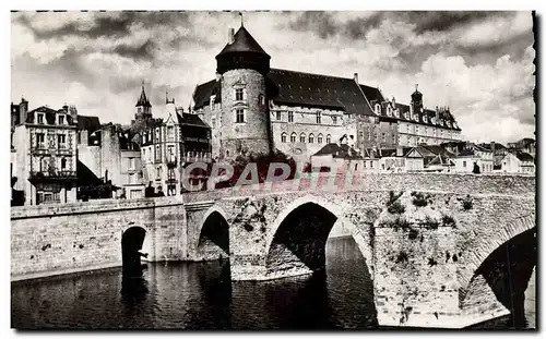 Cartes postales moderne Laval Le Vieux Pont et le Chateau