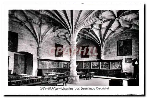 Cartes postales Lisboa Masteiro dos Jeronimos Sacristia