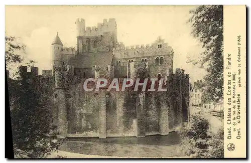 Cartes postales Gand Gent Chateau Des Comtes De Flandre
