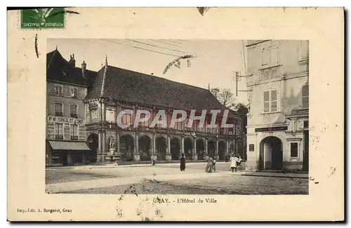 Cartes postales Gray L&#39Hotel de Ville