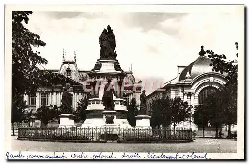 Cartes postales Belfort Le Monument Des Trois Sieges Le palais de justice et la salle des fetes