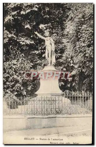 Cartes postales Belley Statue de Lamartine