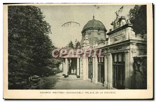 Cartes postales Source Mattoni Giesshubl Palais De La Source