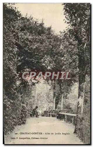 Cartes postales Chateau Gontier Allee Du Jardin Anglais