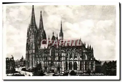 Cartes postales moderne Koln A Rhein Dom Sudseite