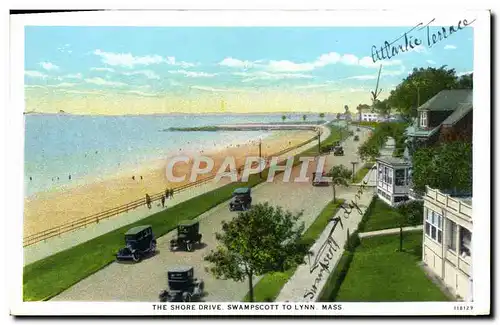 Cartes postales The Shore Drive Swampscott To Lynn Mass