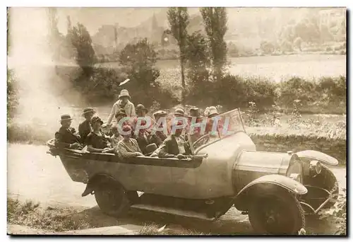 CARTE PHOTO Automobile Autobus