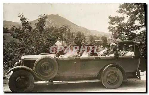 CARTE PHOTO Automobile Autobus