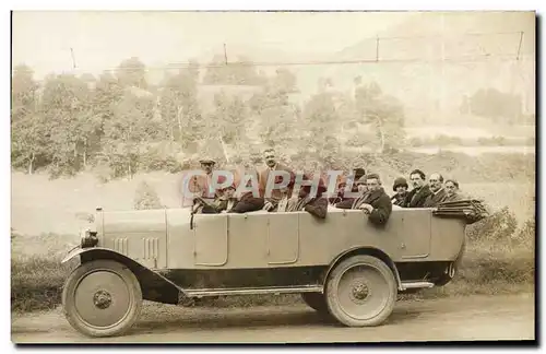 CARTE PHOTO Automobile Autobus